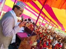 गाउँकार्यपालिकाको प्रशासकीय भवन निर्माणको शिलान्यास कार्यक्रम