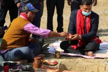 १० शैया/बेड अस्पताल भवन निर्माणको शिलान्यास कार्यक्रम