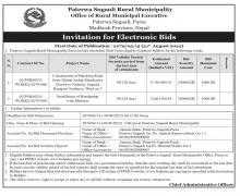 Invitation for Electronic Bids-Notice